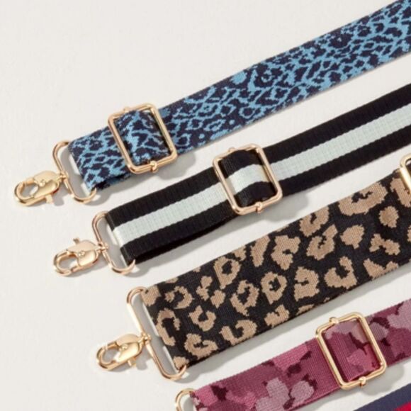 Stella & Dot Animal Ikat Navy Blue Adjustable Strap - Picture 2 of 3